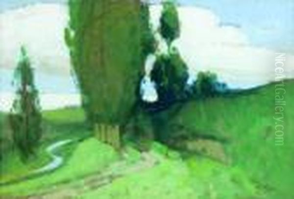 Paysage Aux Peupliers - view 1