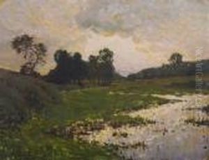 Paysage Rural by Pierre Eugene Montezin