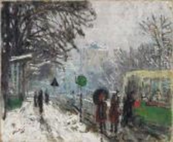 Boulevard Bineau Sous La Neige - view 1