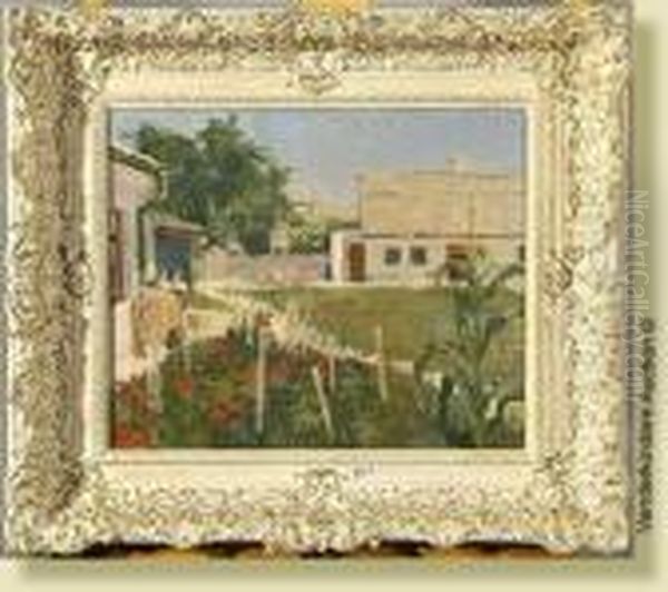 Paysage Avec Avant-plan Fleuri - view 1