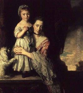 Georgiana, Countess Spencer with Lady Georgiana Spencer, 1759-61