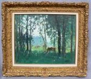 Troupeau De Vaches Dans La Clairiere Troupeau De Vaches Dans La Clairiere