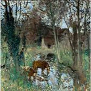 Au Bord De La Riviere, Pres Du Moulin Au Bord De La Riviere, Pres Du Moulin