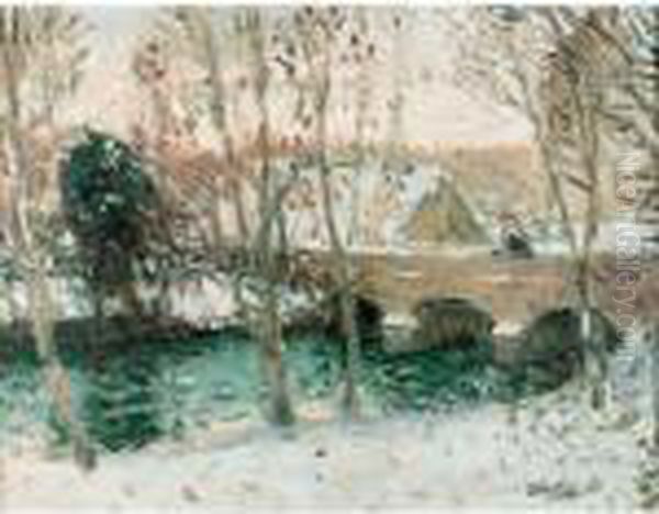 Neige Sur Le Pont De Monthilet - view 1