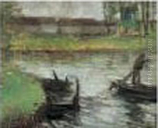 Pecheur En Briere, Circa 1934 - view 1