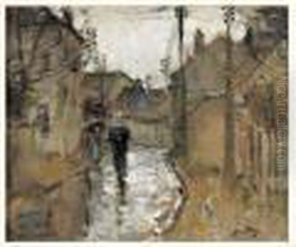Personnages Sous La Pluie - view 1