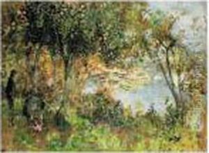 Arbres En Fleurs by Pierre Eugene Montezin