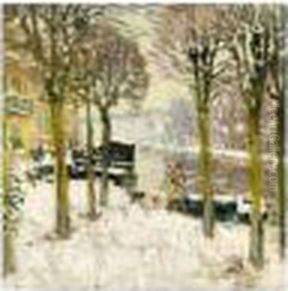 La Place Des Tilleuls A Moret-sur-loing - view 1