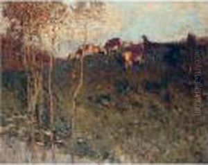 Vaches Sur Une Colline