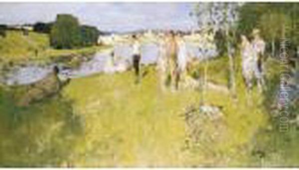 Baigneurs A Veneux - view 1