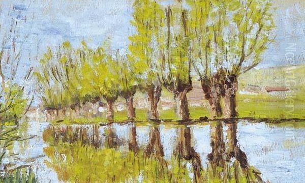 Arbres Au Bord De La Riviere. - view 1