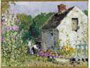 La Maison Du Voisin, Veneux-les-sablons by Pierre Eugene Montezin