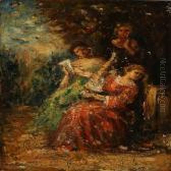 Three Women In A Park - view 1