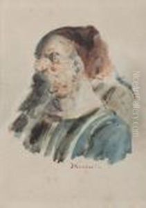 Le Zouave by Adolphe Joseph Thomas Monticelli