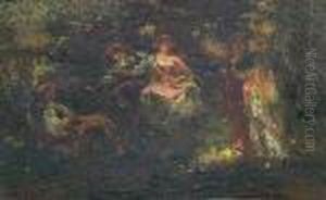 Fete Champetre by Adolphe Joseph Thomas Monticelli