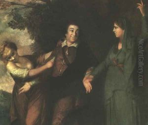 Garrick between Tragedy and Comedy 1761