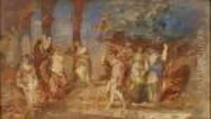 Figures In The Corridor