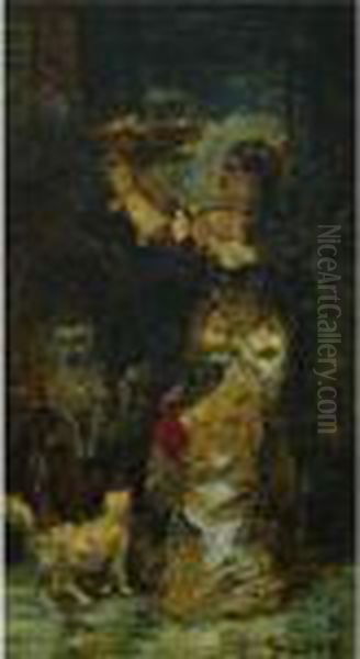 Woman In An Interior - view 1