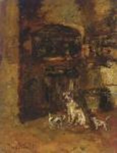 The New Arrivals by Adolphe Joseph Thomas Monticelli