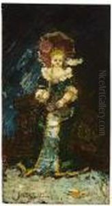 Jeune Femme A L'ombrelle.