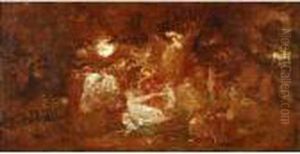 Thomas < Leselegantes Au by Adolphe Joseph Thomas Monticelli