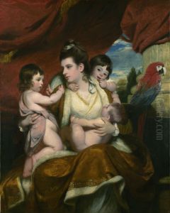 Lady Cockburn and her Three Eldest Sons 1773