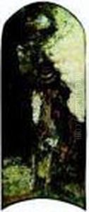 Le Cavalier by Adolphe Joseph Thomas Monticelli