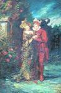 Two Figures In A Glade Two Figures In A Glade