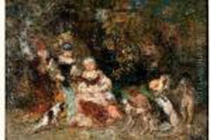Femmes Et Enfants Dans Un Bois