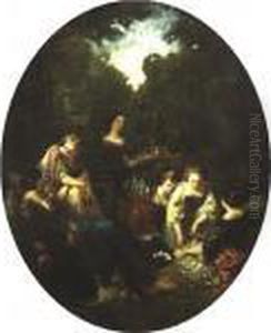 Figures In A Garden