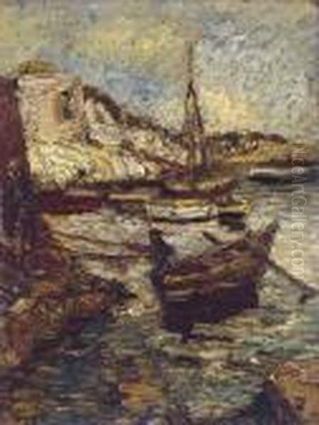 Boats In A Harbour - view 1