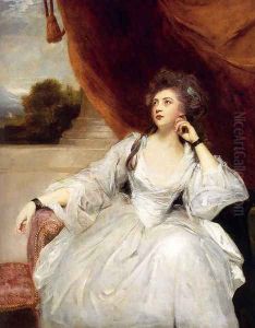 Portrait Of Mrs. Stanhope by Sir Joshua Reynolds