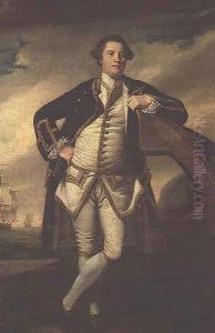 Capt. Philemon Pownall in naval uniform, 1762-65