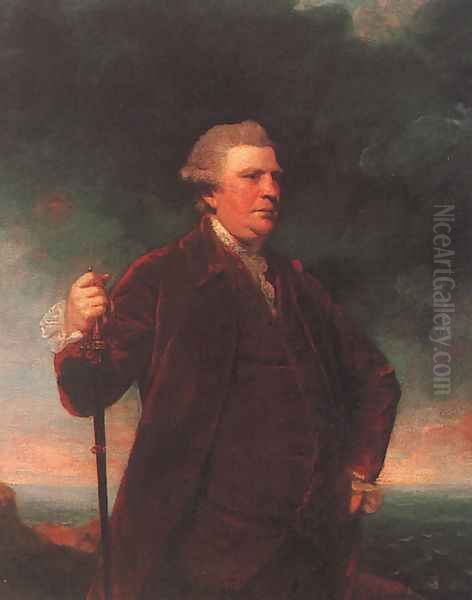 Portrait of Admiral Viscount Keppel 1780 - view 1