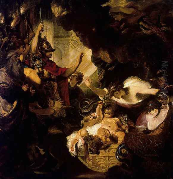 The Infant Hercules Strangling the Serpents - view 1
