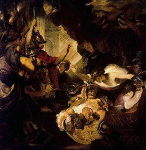 The Infant Hercules Strangling the Serpents by Sir Joshua Reynolds