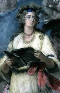 Mrs Billington as St. Cecilia