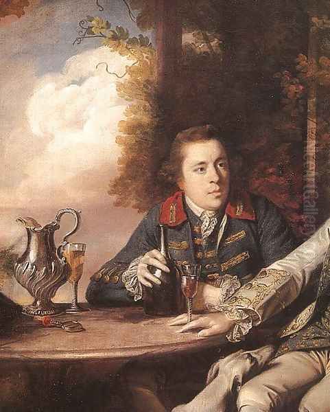 Portrait of the Honorable Henry Fane with his Guardians Inigo Jones & Charles Blair (detail of Inigo Jones) 1766 - view 1
