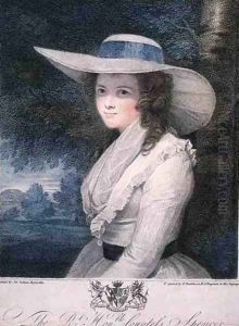 The Right Honourable Countess Spencer, engraved by Francesco Bartolozzi 1727-1815, pub. by E.M. Diemar, 1787 by Sir Joshua Reynolds