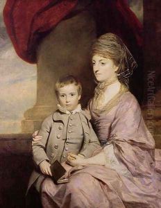Elizabeth Herbert, Countess of Pembroke 1737-1831 and her son George, Lord Herbert 1759-1827 1764-67 by Sir Joshua Reynolds