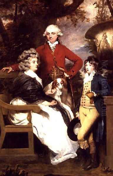 The Braddyll Family, 1789 - view 1