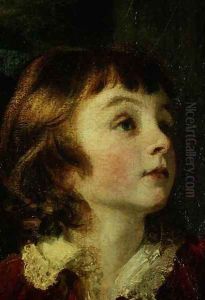 Head of a child detail from the painting the Fourth Duke of Marlborough 1739-1817 and his Family, 1777-78