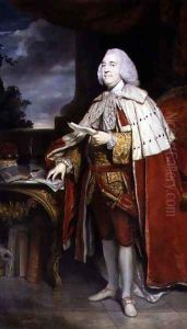 Portrait of Robert Marsham, second Baron Romney and second President of the Society, 1770 by Sir Joshua Reynolds