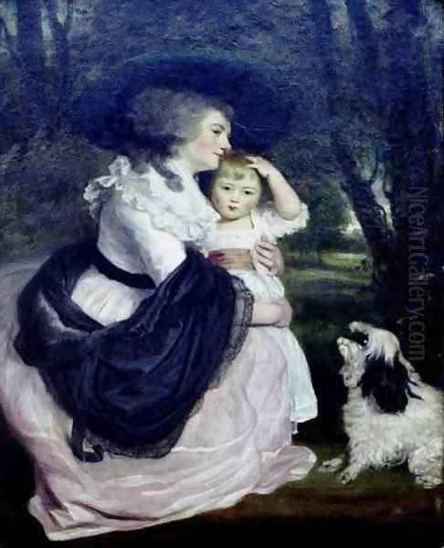 Countess Spencer and Her Son John - view 1