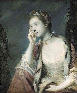 Portrait of Lady Mary Coke (1726-1811) by Sir Joshua Reynolds