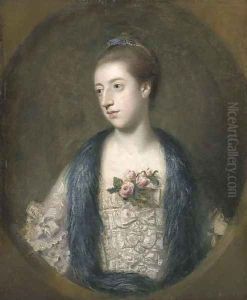 Portrait of Miss Mary Powis, afterwards Lady Stopford and Countess of Courtown