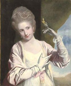 Portrait of Miss Harriet Powell (d.1779), afterwards Countess of Seaforth by Sir Joshua Reynolds