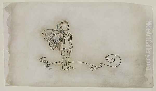 The Fairies Thing, illustration from A Midsummer Nights Dream, pub. by Heineman, 1908 - view 1