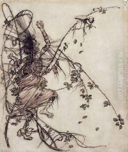 Sweetheart Roland', illustration from The Brothers Grimm, translated by Mrs Edgar Lewis, published 1900 by Arthur Rackham