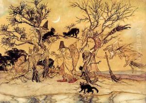 The Witches' Sabbath by Arthur Rackham